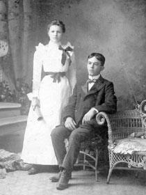 [Newlyweds in 1905]